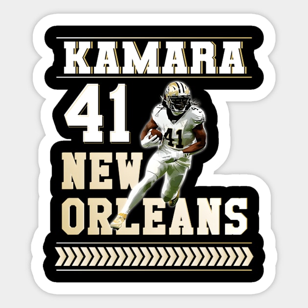 Alvin Kamara 41 Sticker by lmsmarcel